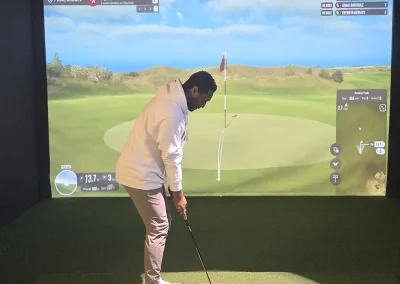 golf simulator 1